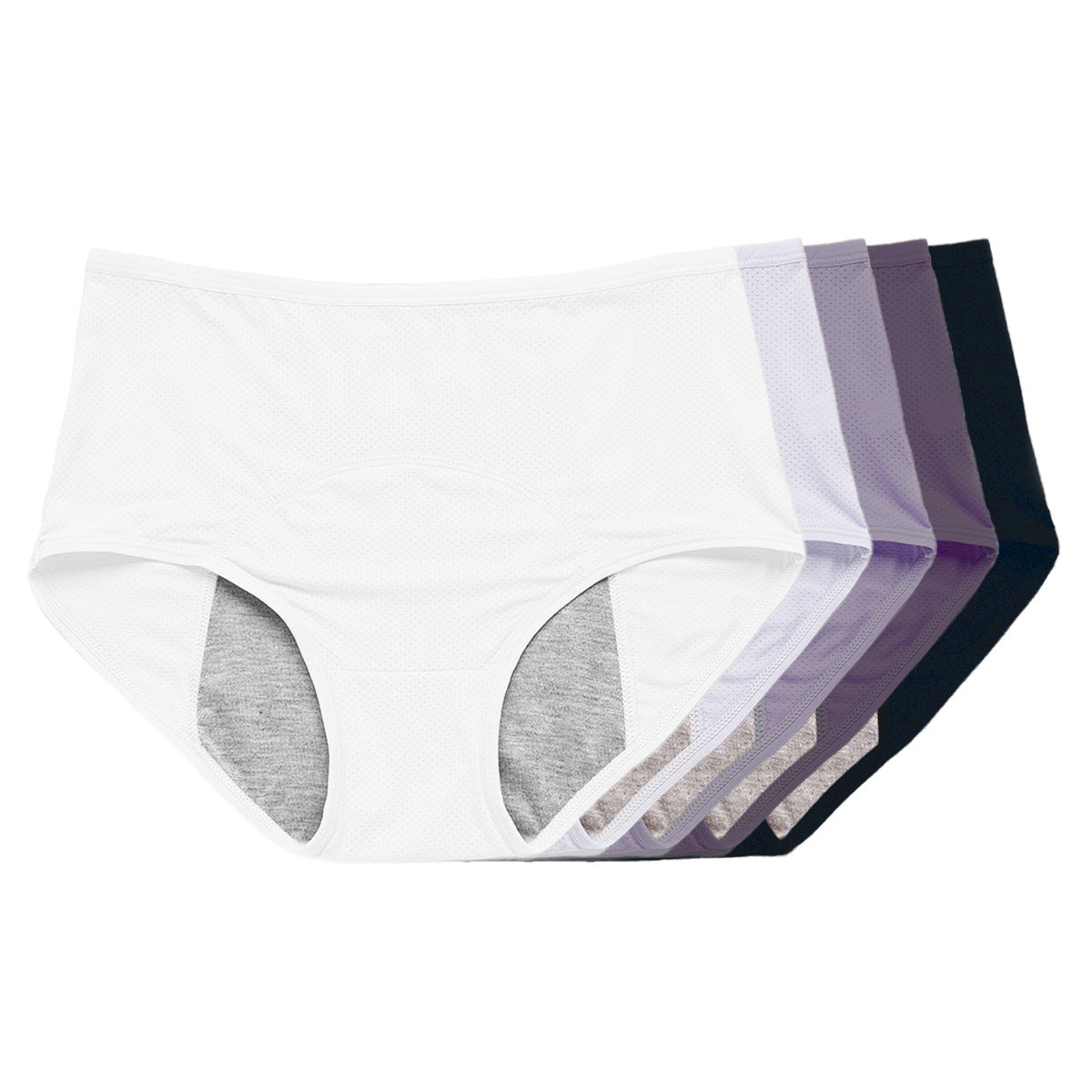 Comfy & Discreet Leakproof Underwear 5-Pack (Lavender) - Image 5